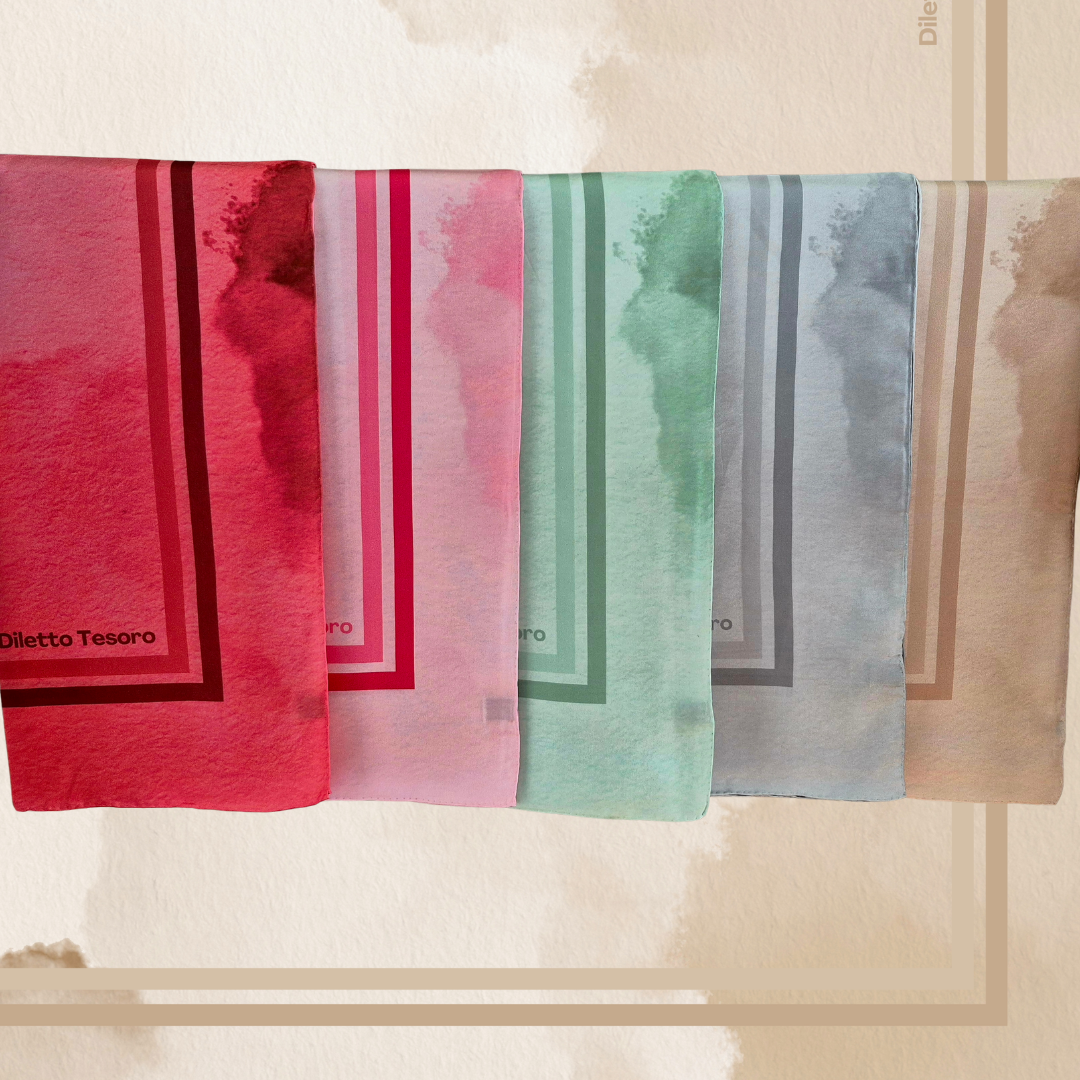 Neutrals Cloud Scarf - Multiple Colourways (90x90cm)