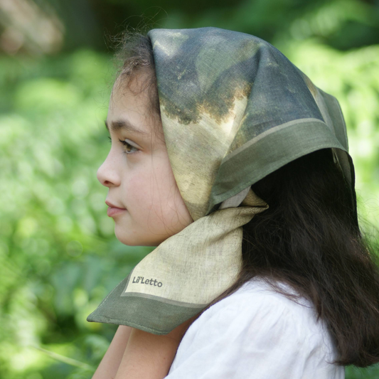 2026 NEW SEASON Lil'Letto - Linen Girls Scarves (60x60cm)