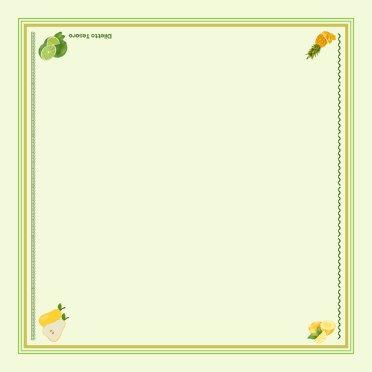 Lemon Sorbet Scarf (90x90cm)