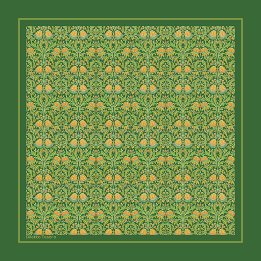 Lib Green - Bright Pattern (90x90cm)