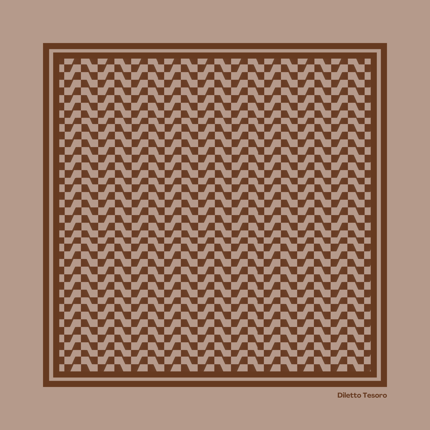 Geometric Pattern/Plain Scarf - Multiple Colourways (90x90cm)