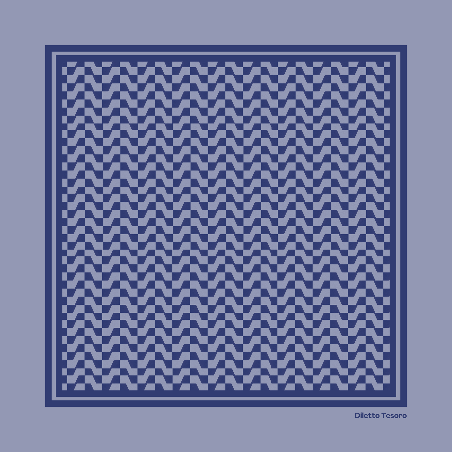 Geometric Pattern/Plain Scarf - Multiple Colourways (90x90cm)