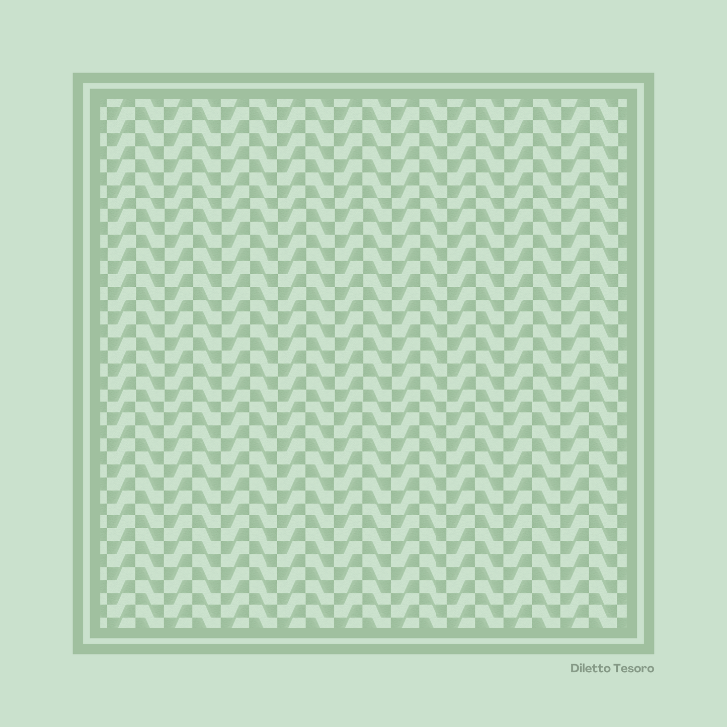 Geometric Pattern/Plain Scarf - Multiple Colourways (90x90cm)