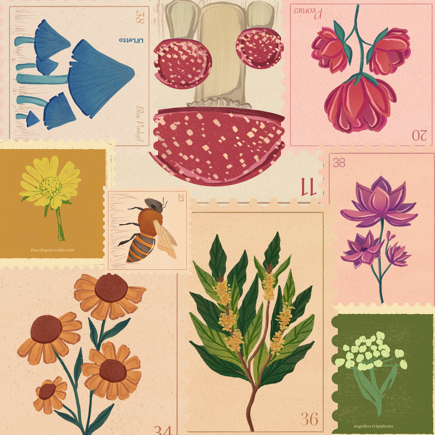 Lil'Letto - Linen Girls Scarves (60x60cm)