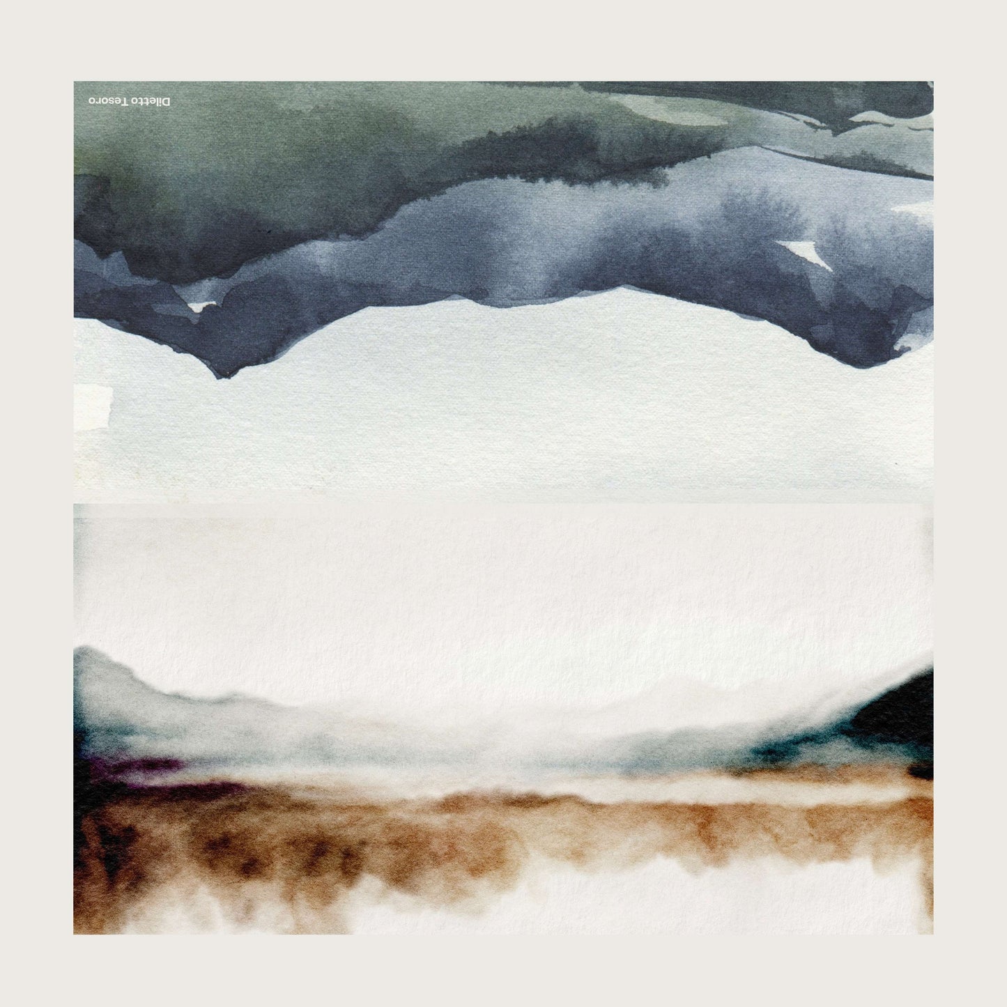 Watercolour Landscape (90x90cm) Back by popular demand